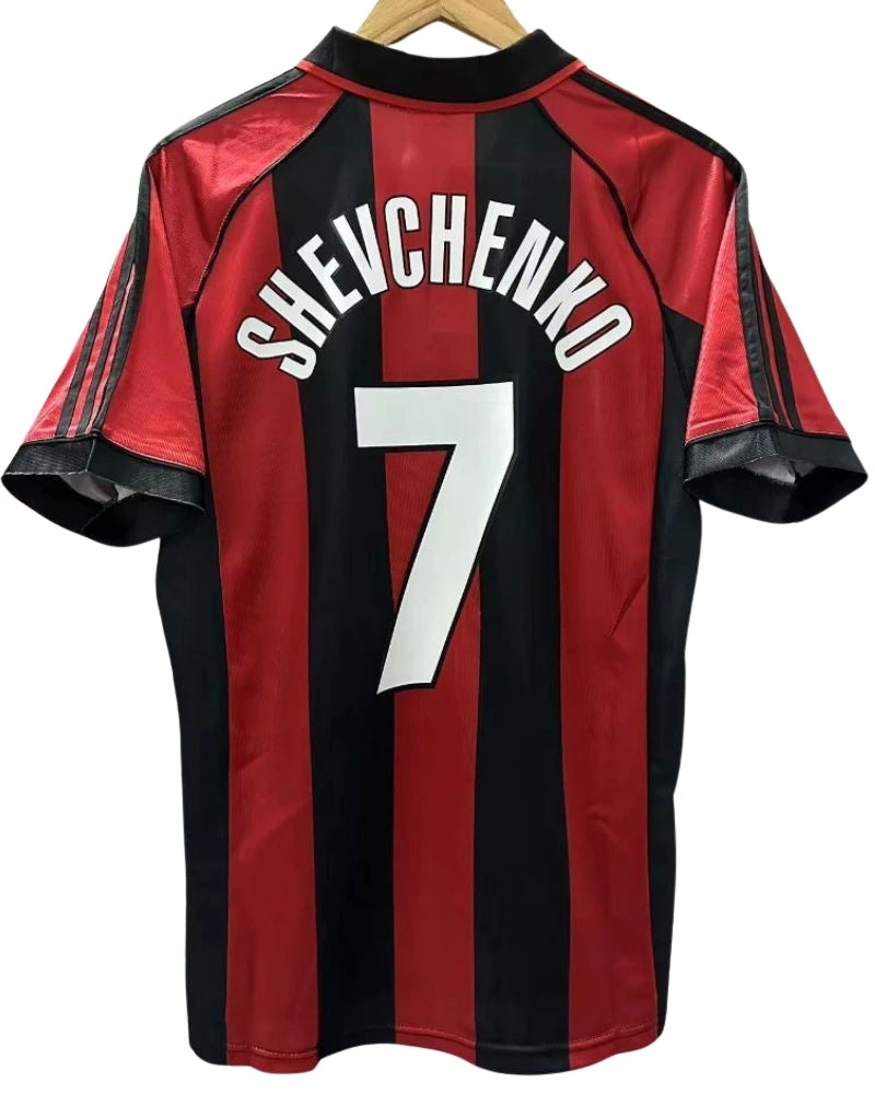 Koszulka Piłkarska AC Milan 1998/1999 Home Retro