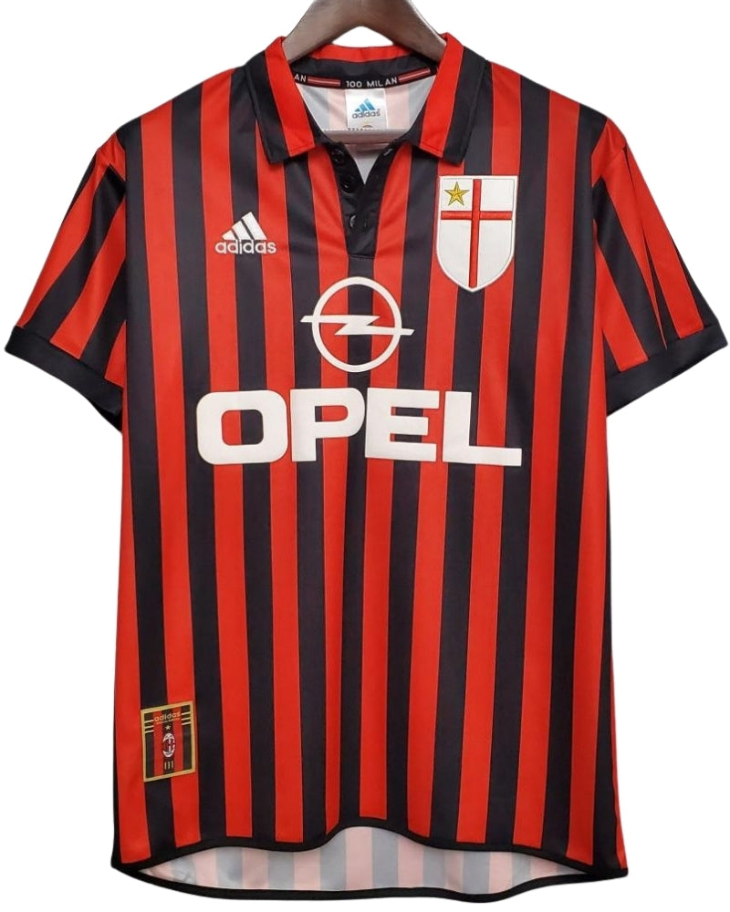 Koszulka Piłkarska AC Milan 1999/2000 Home Retro