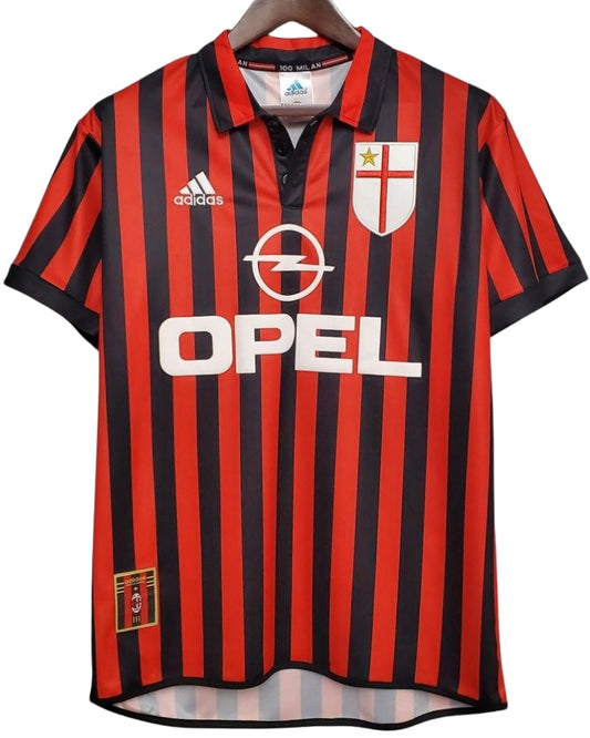 Koszulka Piłkarska AC Milan 1999/2000 Home Retro
