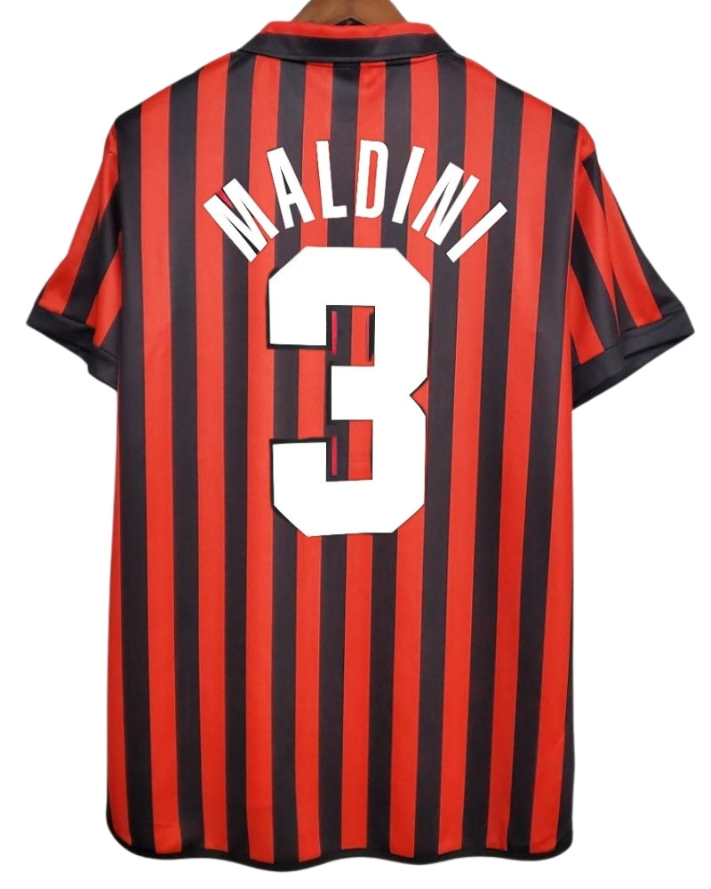 Koszulka Piłkarska AC Milan 1999/2000 Home Retro
