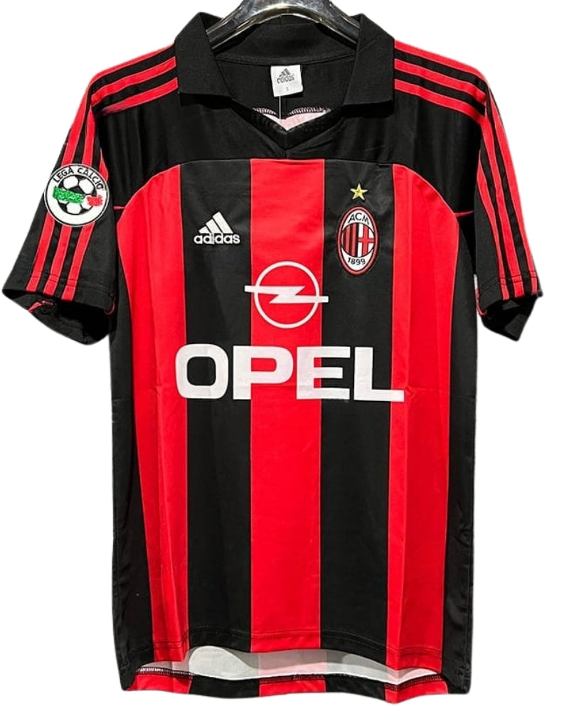 Koszulka Piłkarska AC Milan 2000/2001 Home Retro
