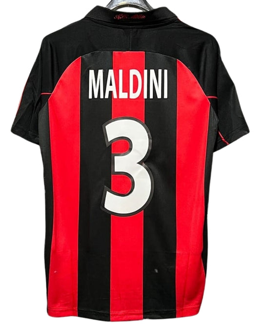 Koszulka Piłkarska AC Milan 2000/2001 Home Retro