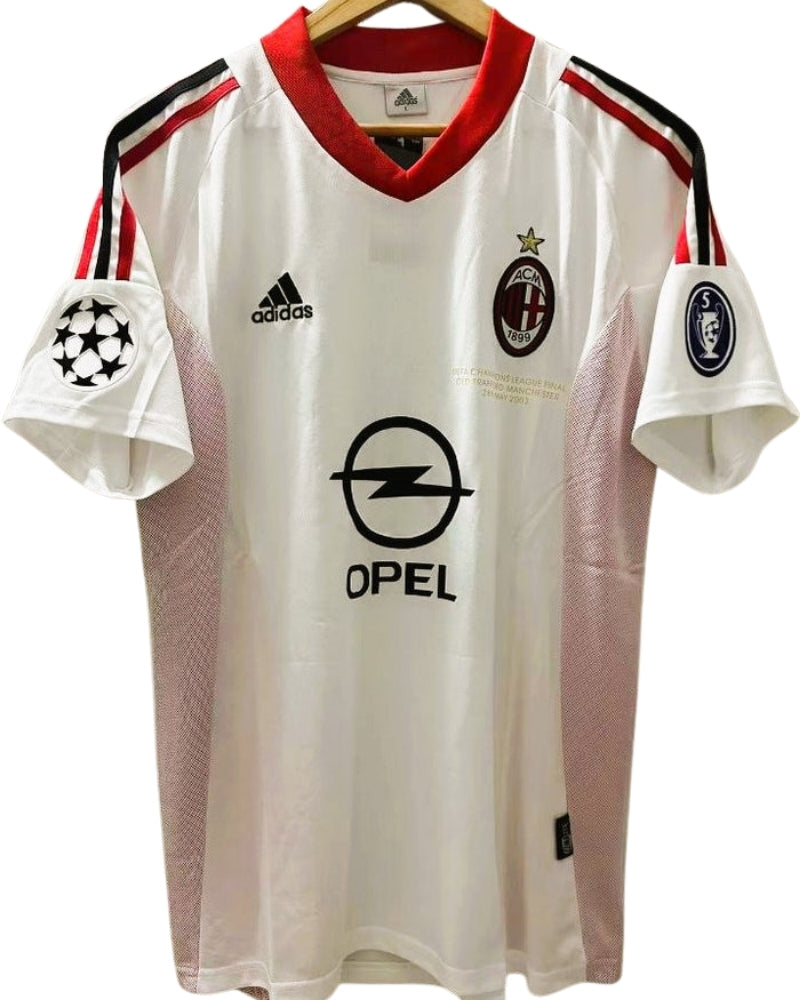Koszulka Piłkarska AC Milan 2002/2003 Away Retro