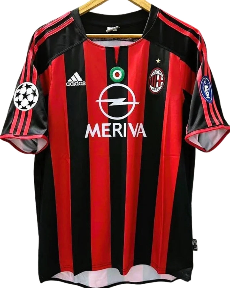 Koszulka Piłkarska AC Milan 2003/2004 Home Retro