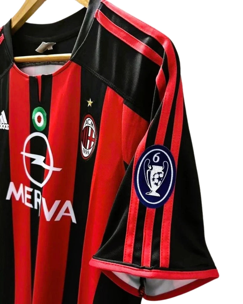 Koszulka Piłkarska AC Milan 2003/2004 Home Retro