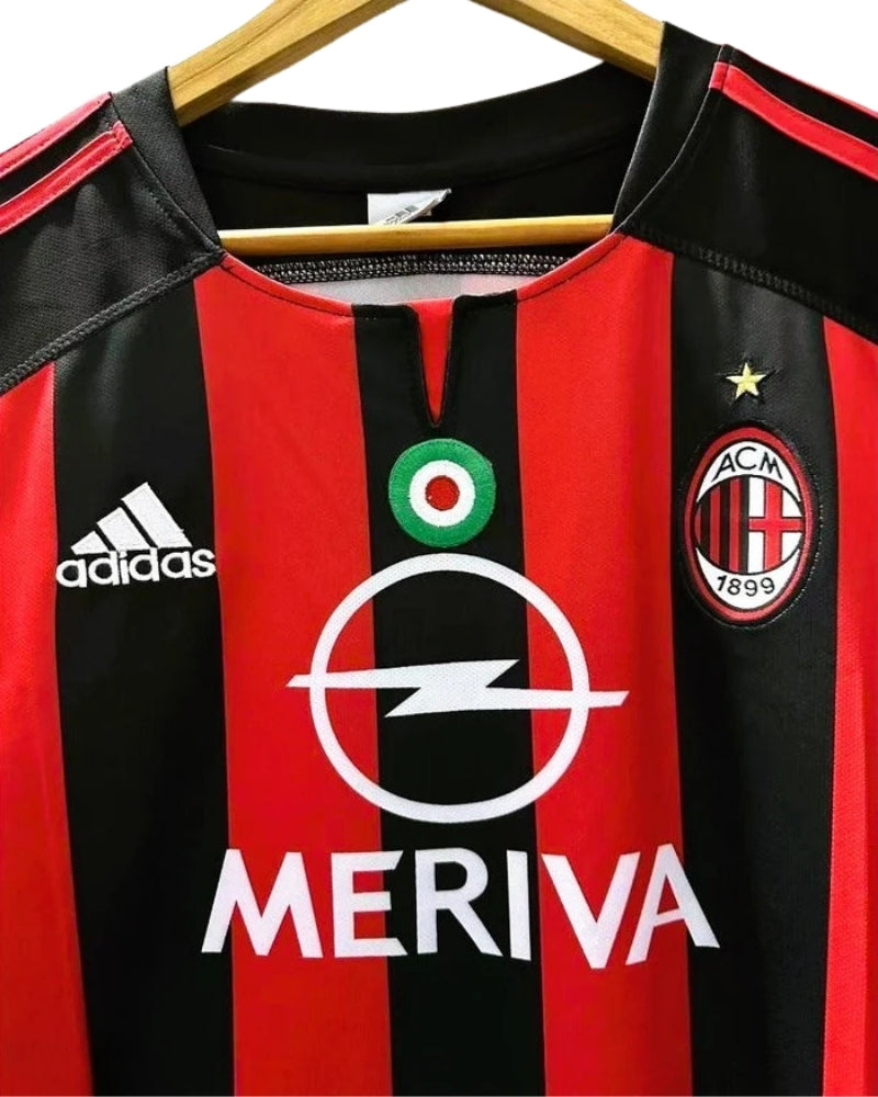Koszulka Piłkarska AC Milan 2003/2004 Home Retro