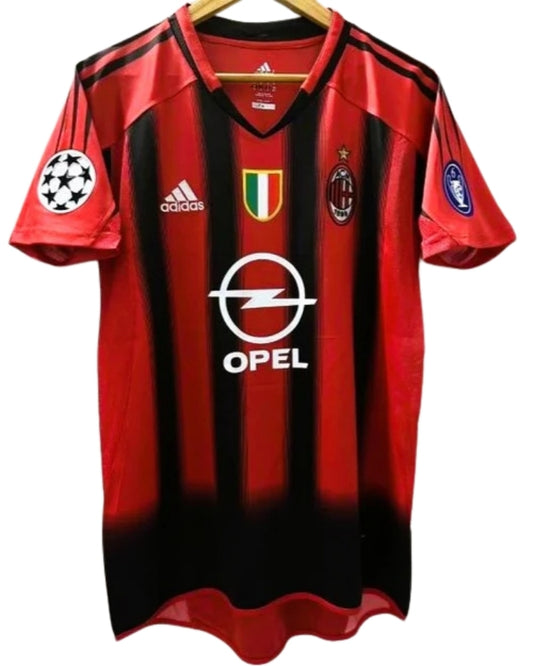 Koszulka Piłkarska AC Milan 2004/2005 Home Retro