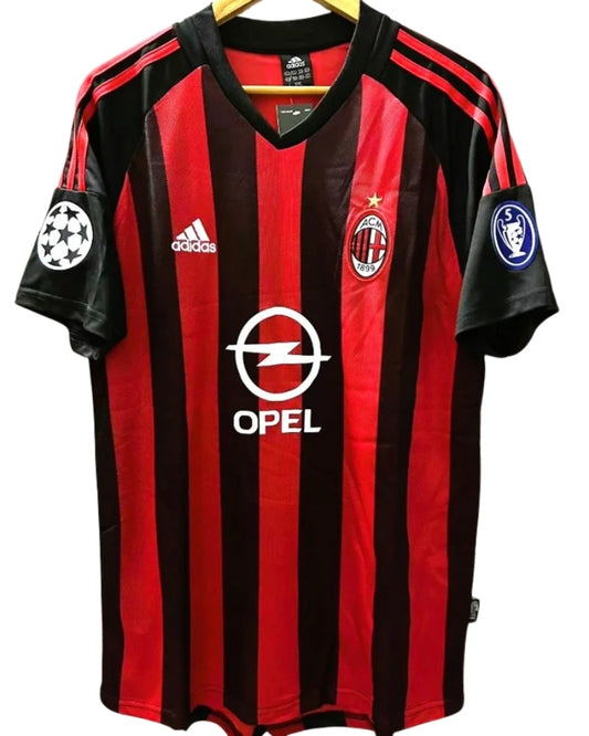 Koszulka Piłkarska AC Milan 2002/2003 Home Retro