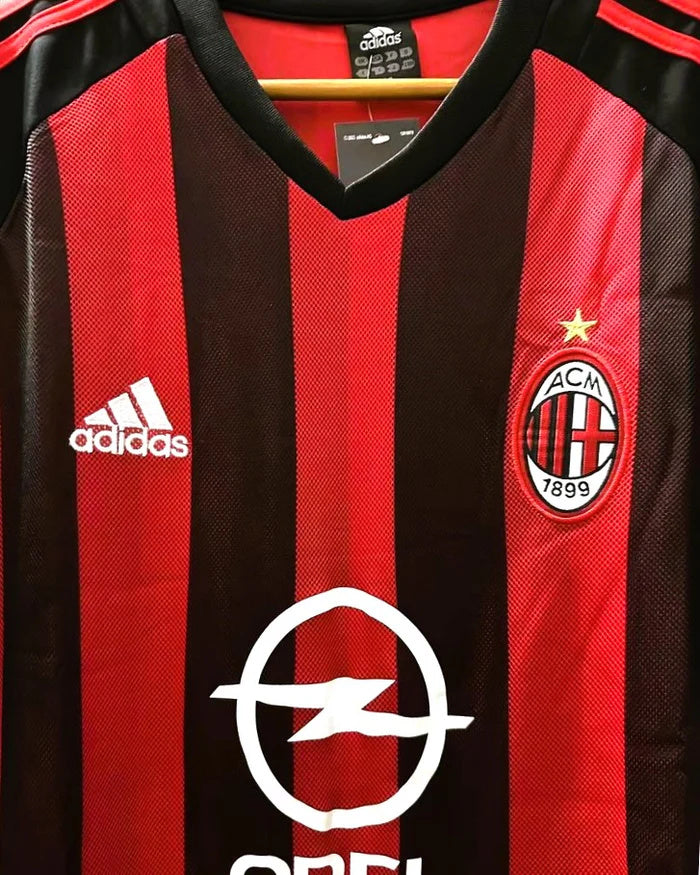 Koszulka Piłkarska AC Milan 2002/2003 Home Retro