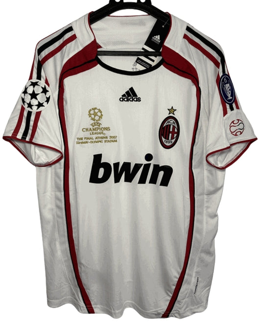 Koszulka Piłkarska AC Milan 2006/2007 UCL Final Away Retro