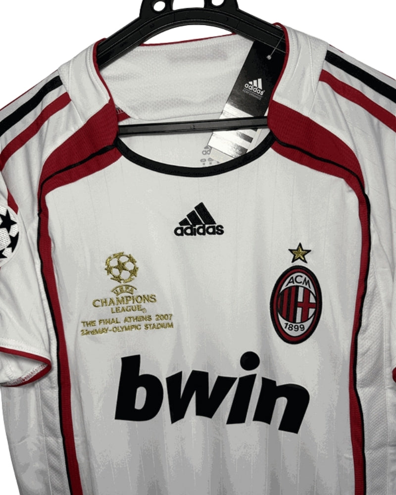 Koszulka Piłkarska AC Milan 2006/2007 UCL Final Away Retro