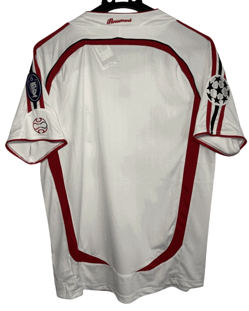 Koszulka Piłkarska AC Milan 2006/2007 UCL Final Away Retro