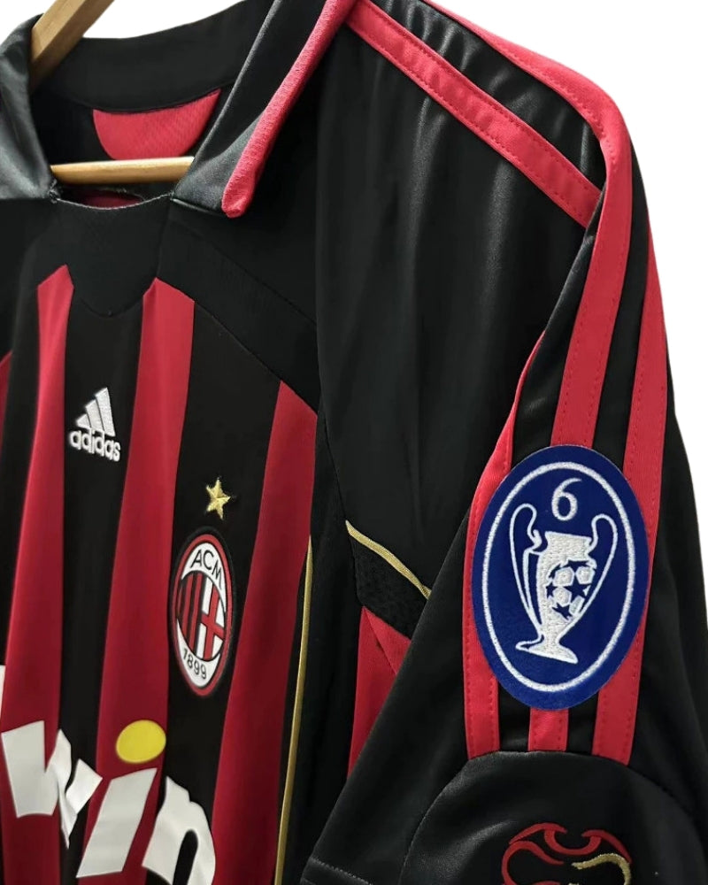 Koszulka Piłkarska AC Milan 2006/2007 Home Retro