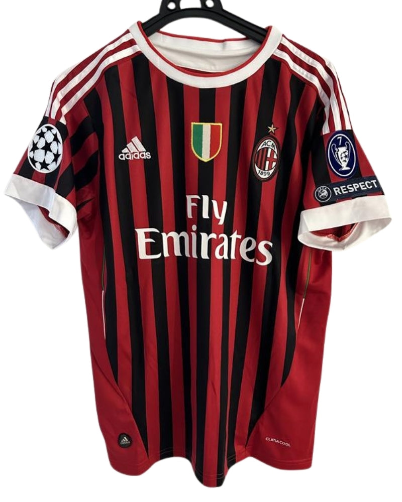 Koszulka Piłkarska AC Milan 2011/2012 Home Retro