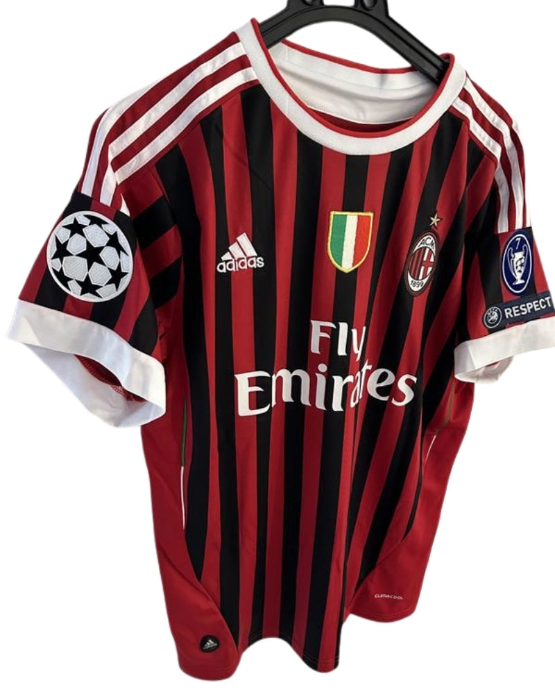 Koszulka Piłkarska AC Milan 2011/2012 Home Retro