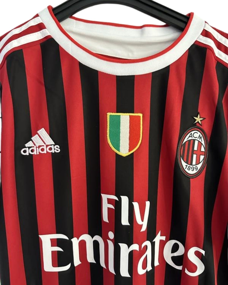 Koszulka Piłkarska AC Milan 2011/2012 Home Retro