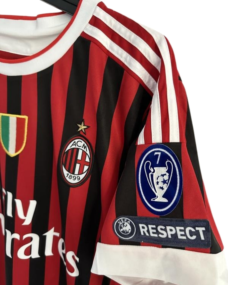 Koszulka Piłkarska AC Milan 2011/2012 Home Retro