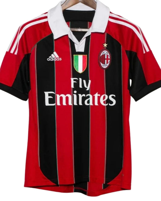 Koszulka Piłkarska AC Milan 2012/2013 Home Retro