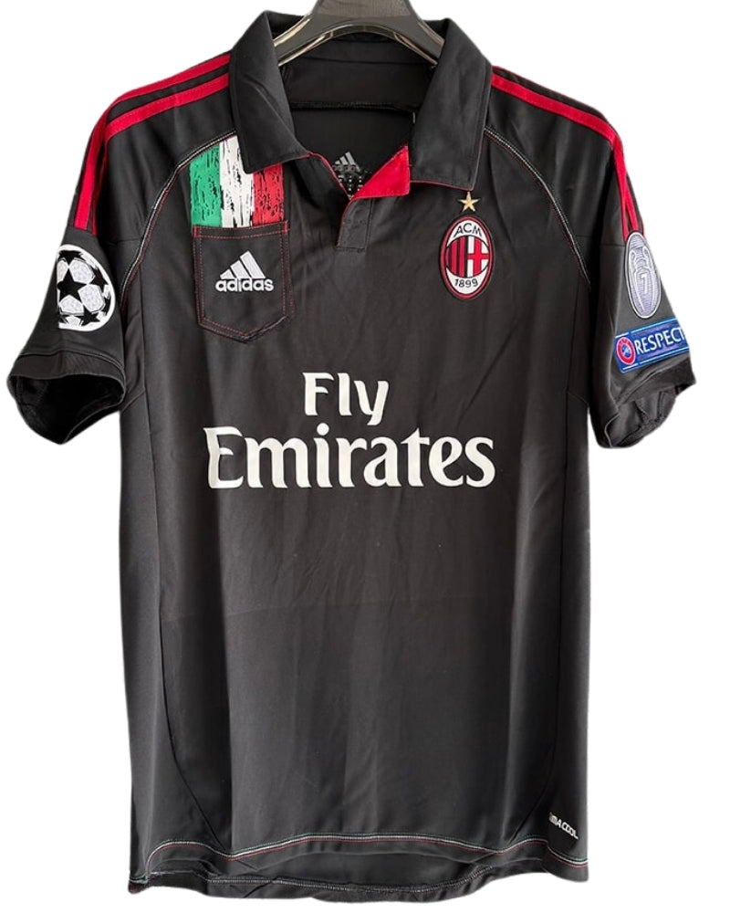 Koszulka Piłkarska AC Milan 2013/2014 3rd Black Retro