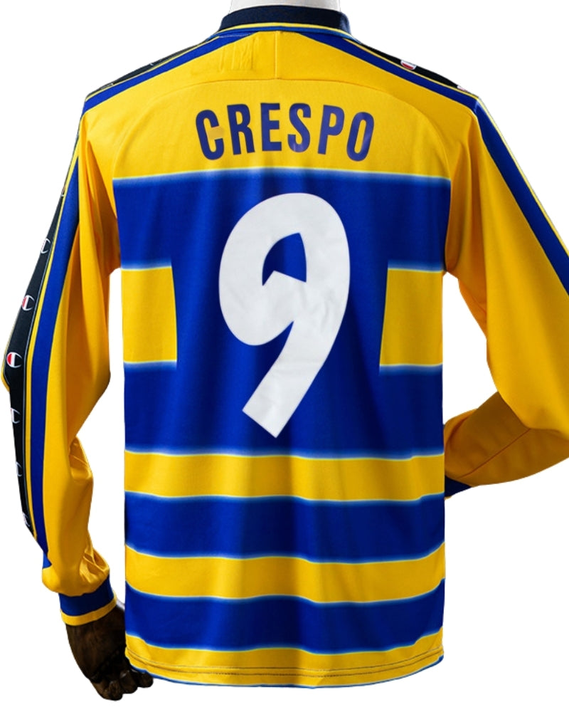 Koszulka Piłkarska AC Parma 1999/2000 Home Retro Długi Rękaw