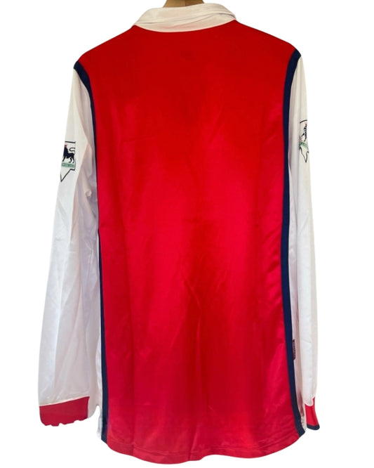 Koszulka Piłkarska Arsenal Londyn 1999/2000 Home Dł Rękaw Retro