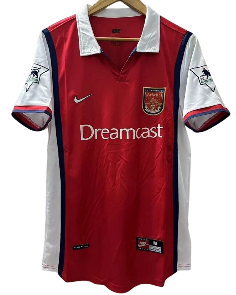 Koszulka Piłkarska Arsenal Londyn 1999/2000 Home Retro