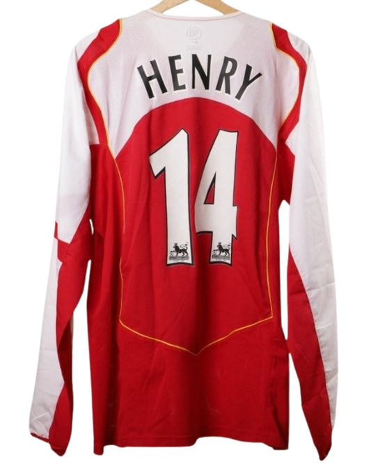 Koszulka Piłkarska Arsenal Londyn 2004/2005 Home Retro Dł Rękaw