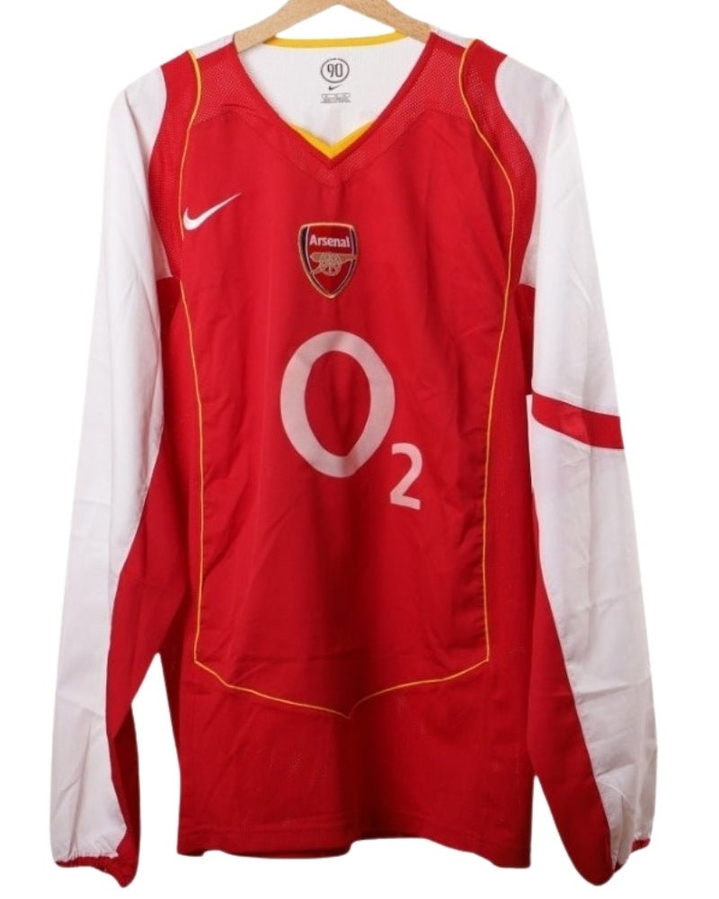 Koszulka Piłkarska Arsenal Londyn 2004/2005 Home Retro Dł Rękaw