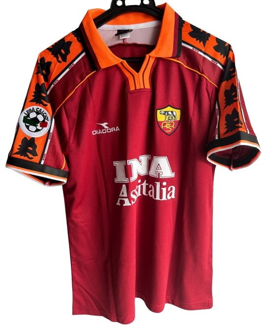 Koszulka Piłkarska AS Roma 1998/1999 Home Retro