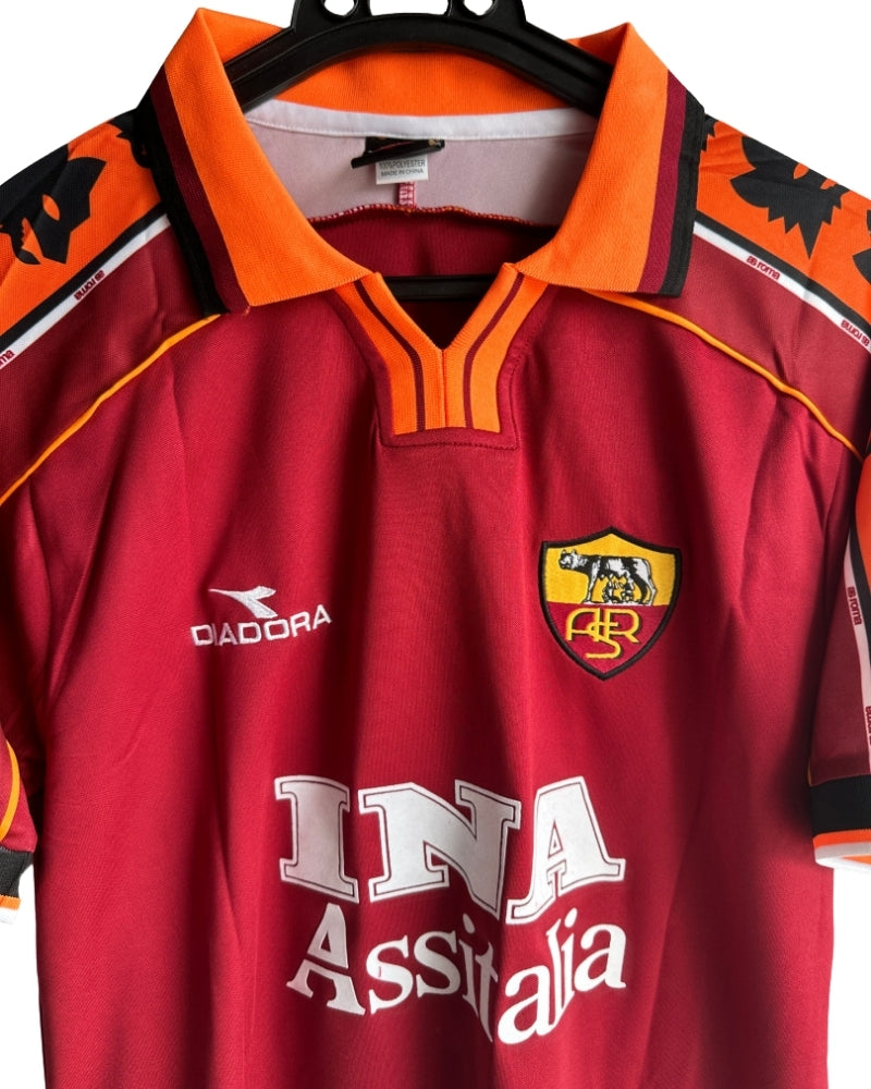 Koszulka Piłkarska AS Roma 1998/1999 Home Retro
