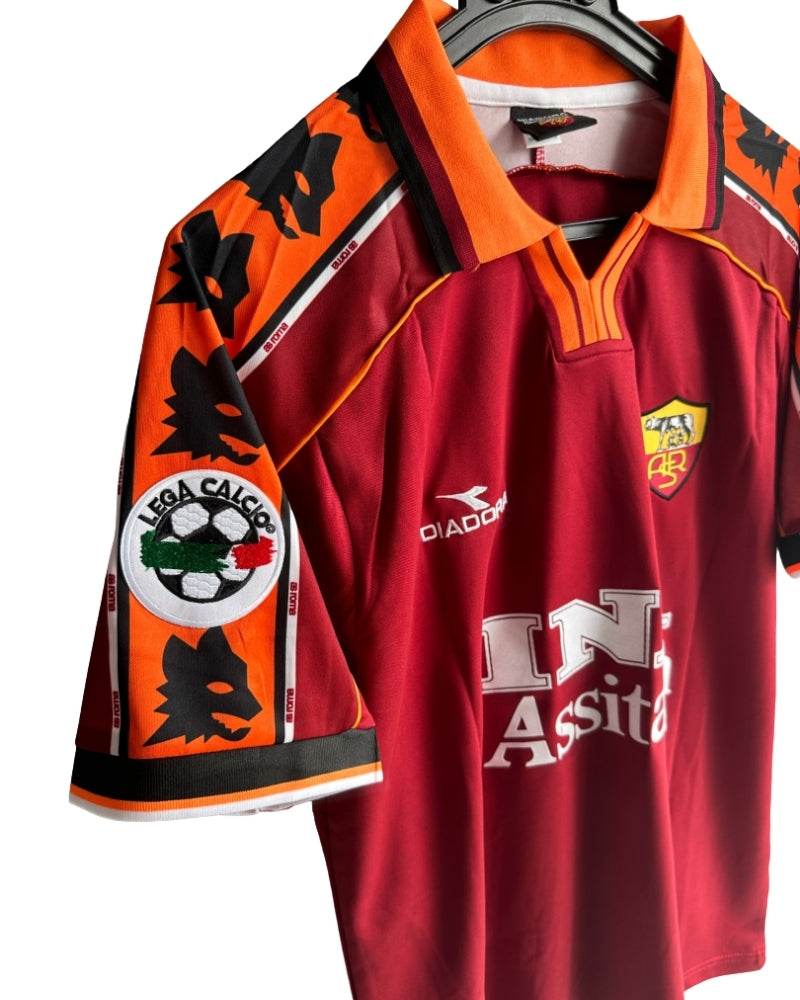 Koszulka Piłkarska AS Roma 1998/1999 Home Retro