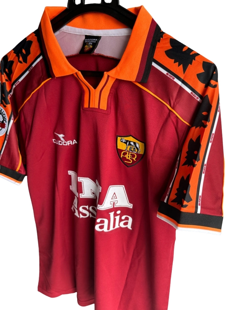 Koszulka Piłkarska AS Roma 1998/1999 Home Retro