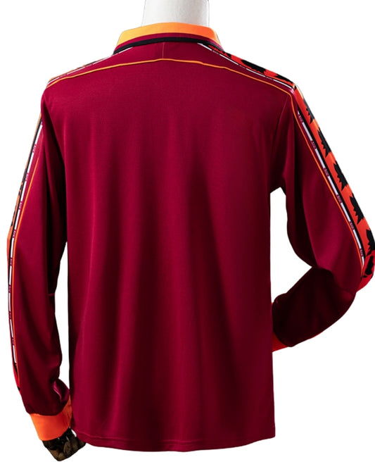 Koszulka Piłkarska AS Roma 1998/1999 Home Retro Dł Rękaw