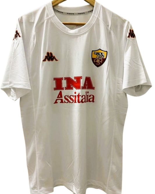 Koszulka Piłkarska AS Roma 2000/2001 Away Retro