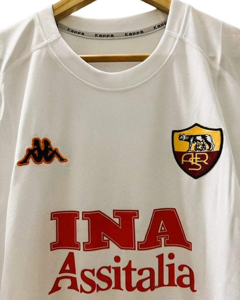 Koszulka Piłkarska AS Roma 2000/2001 Away Retro
