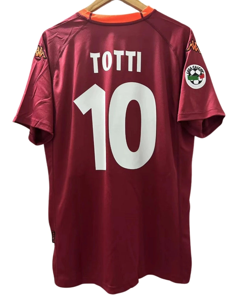 Koszulka Piłkarska AS Roma 2000/2001 Home Retro