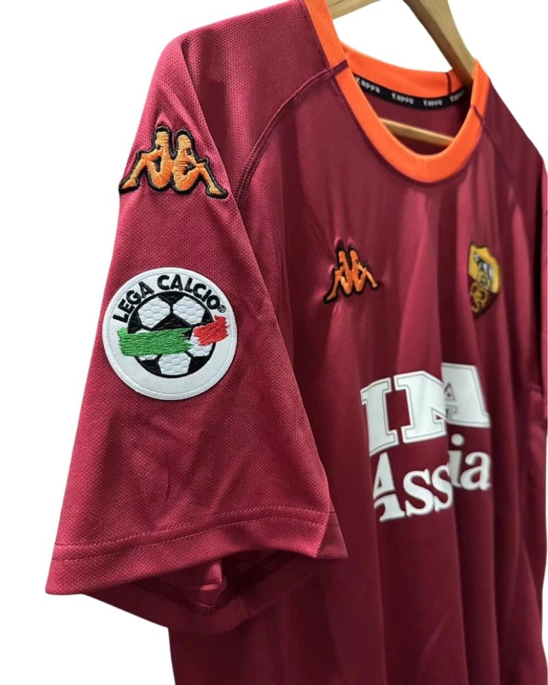 Koszulka Piłkarska AS Roma 2000/2001 Home Retro