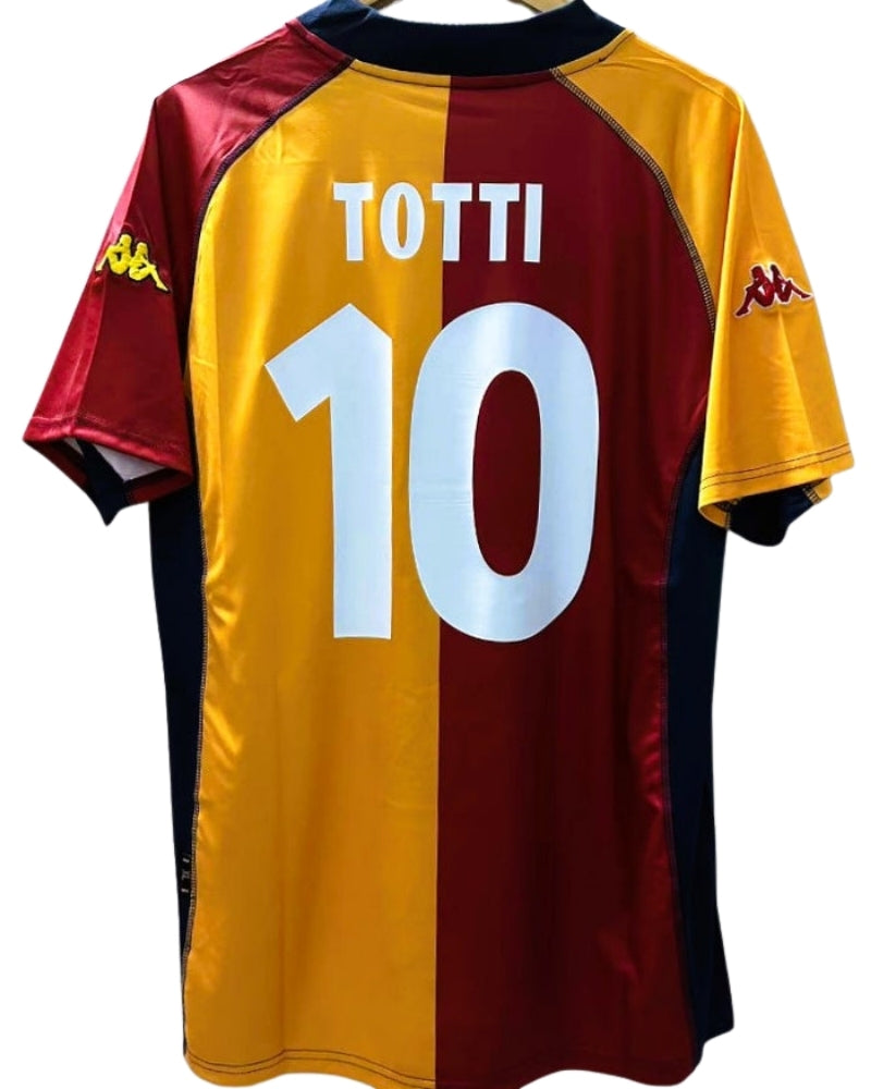 Koszulka Piłkarska AS Roma 2001/2002 Home Retro