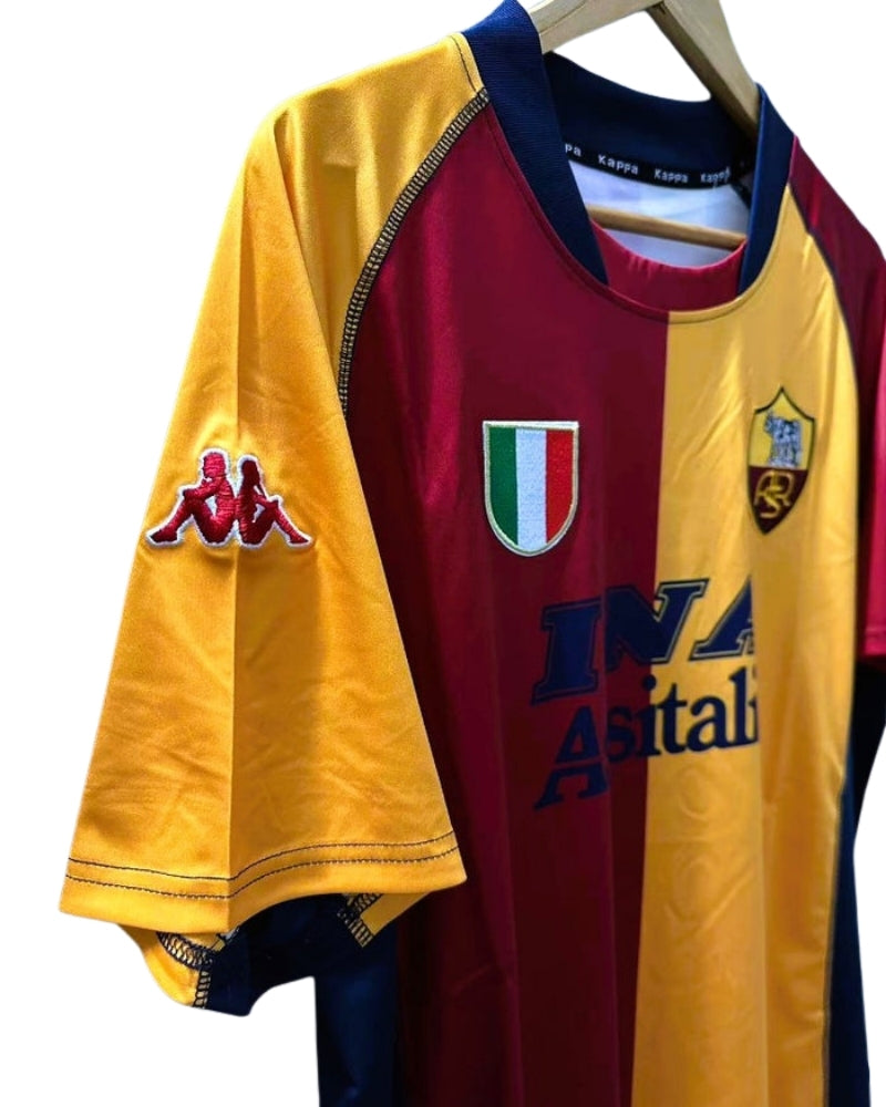 Koszulka Piłkarska AS Roma 2001/2002 Home Retro