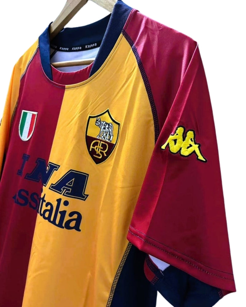 Koszulka Piłkarska AS Roma 2001/2002 Home Retro