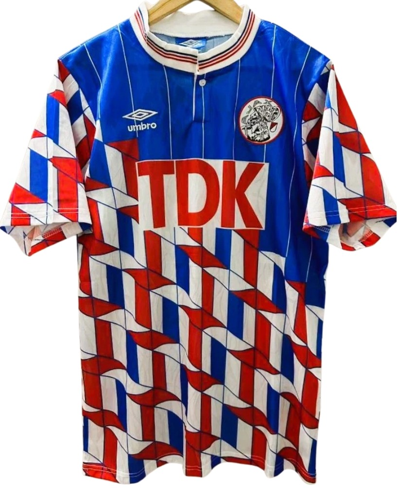 Koszulka Piłkarska Ajax Amsterdam 1989/1990 Away Retro
