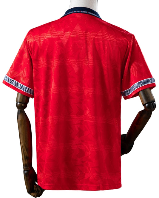 Koszulka Piłkarska Anglia MŚ 1990 Away Retro