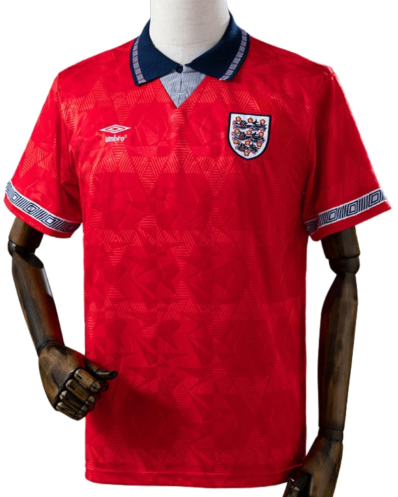 Koszulka Piłkarska Anglia MŚ 1990 Away Retro