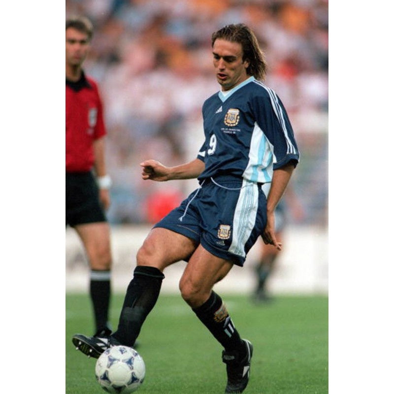 Koszulka Piłkarska Argentyna MŚ 1998 Away Retro
