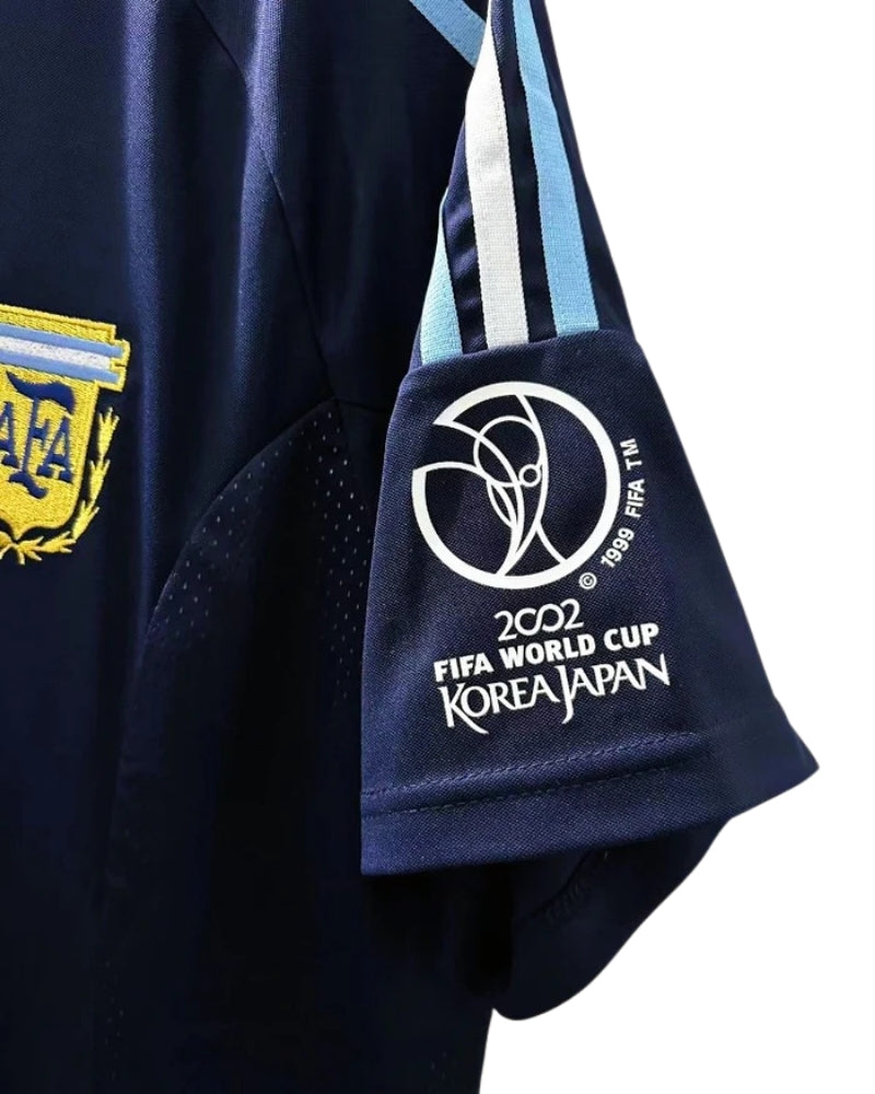 Koszulka Piłkarska Argentyna MŚ 2002 Away Retro