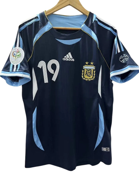 Koszulka Piłkarska Argentyna MŚ 2006 Away Retro