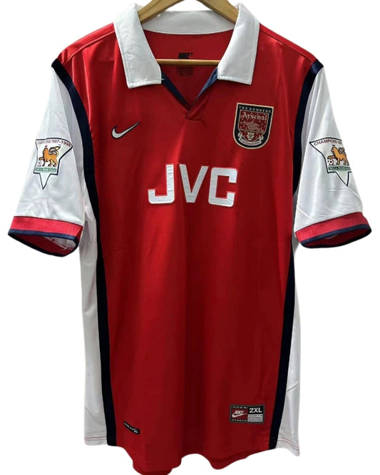Koszulka Piłkarska Arsenal Londyn 1998/1999 Home Retro