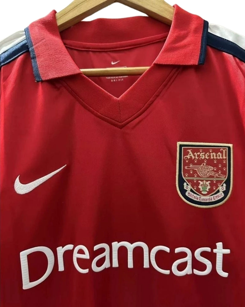 Koszulka Piłkarska Arsenal Londyn 2000/2001 Home Retro