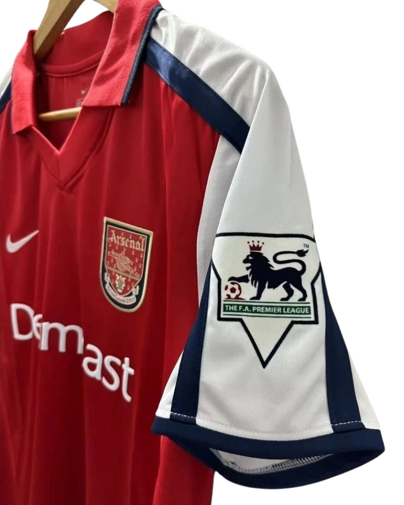 Koszulka Piłkarska Arsenal Londyn 2000/2001 Home Retro