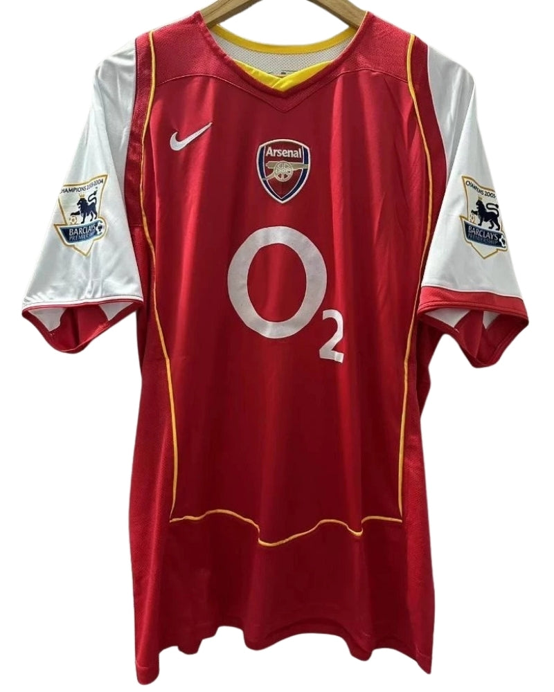 Koszulka Piłkarska Arsenal Londyn 2004/2005 Home Retro